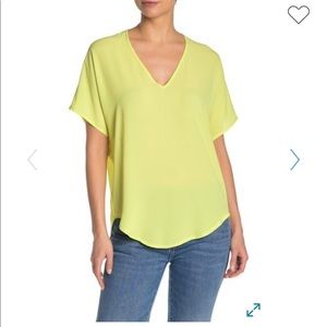 LUSH kimono V neck Short Sleeve Blouse